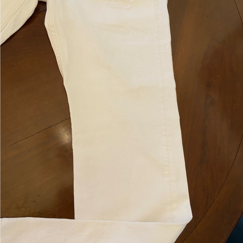 7 for All Mankind Men’s White Jeans Premium Unworn Sz 32 - Picture 5 of 9